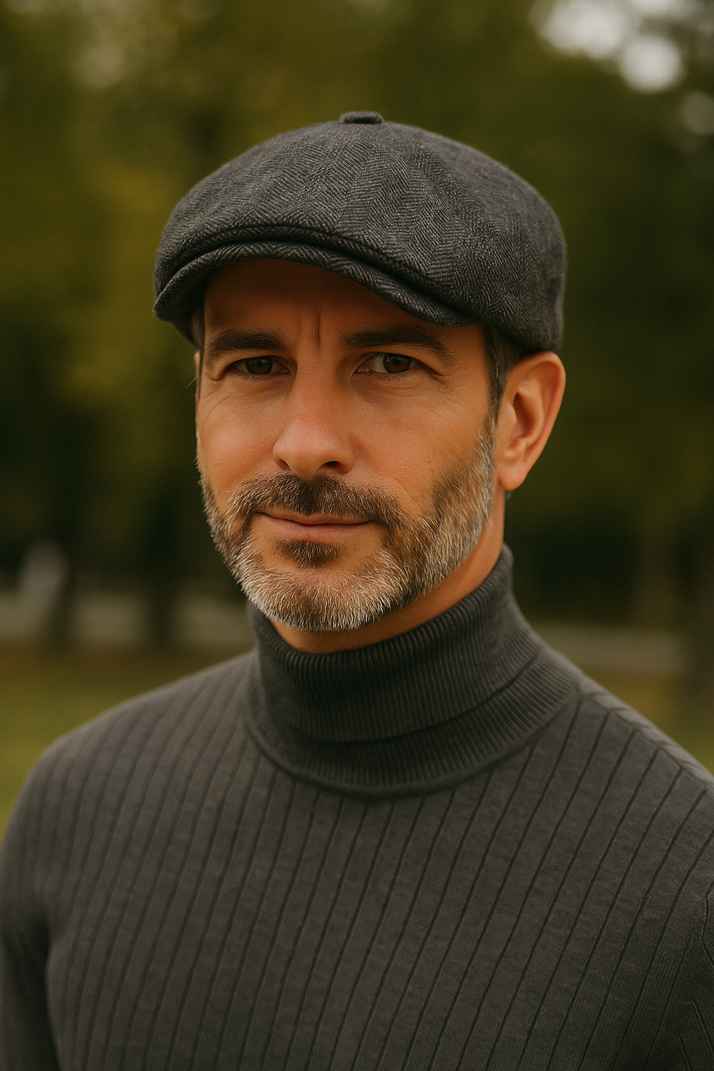 Gionetto | Italian Men’s Adjustable Wool Flat Cap