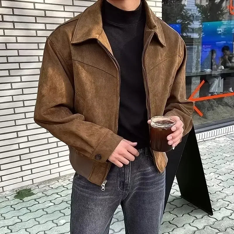Gionetto | Dante Suede Bomber Jacket – For timeless elegance and modern sophistication