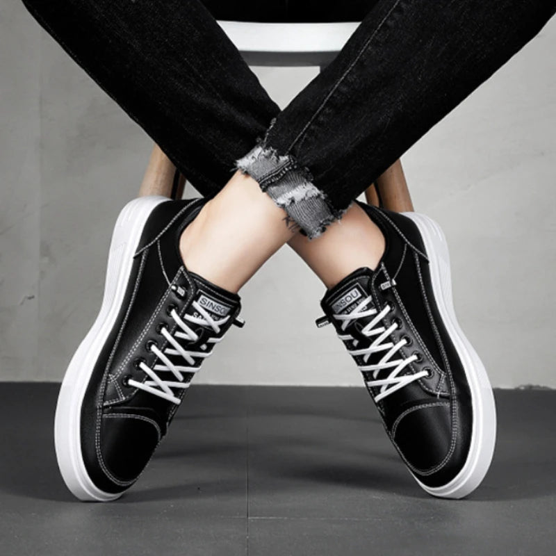 Gionetto | Marco Contrast Stitch Sneakers – For a bold and versatile casual look