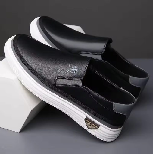 Gionetto | Julian Leather Slip-On Sneakers