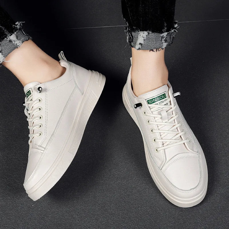 Gionetto | Marco Contrast Stitch Sneakers – For a bold and versatile casual look