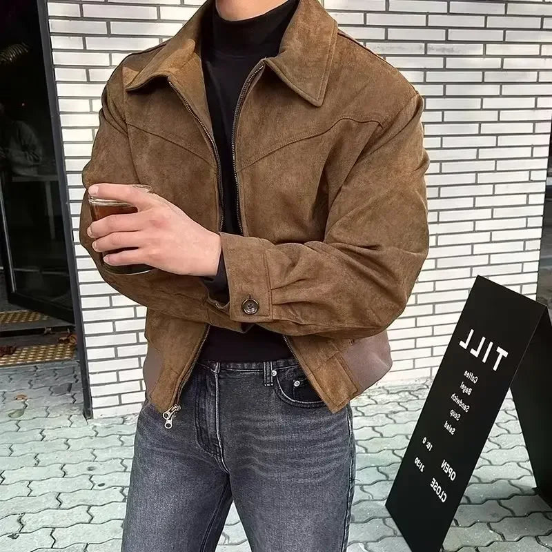 Gionetto | Dante Suede Bomber Jacket – For timeless elegance and modern sophistication