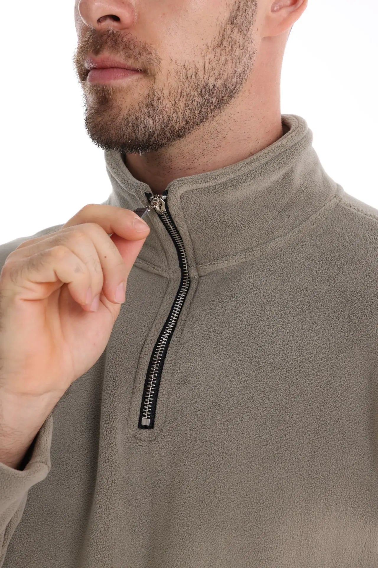 Gionetto | Ethan Fleece Half Zip – For a warm, casual and versatile winter look