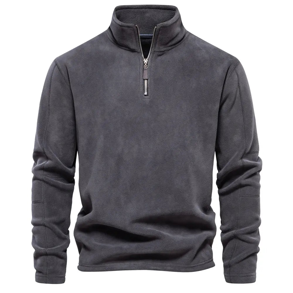 Gionetto | Ethan Fleece Half Zip – For a warm, casual and versatile winter look