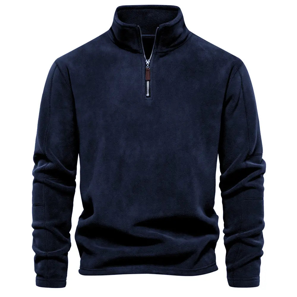 Gionetto | Ethan Fleece Half Zip – For a warm, casual and versatile winter look