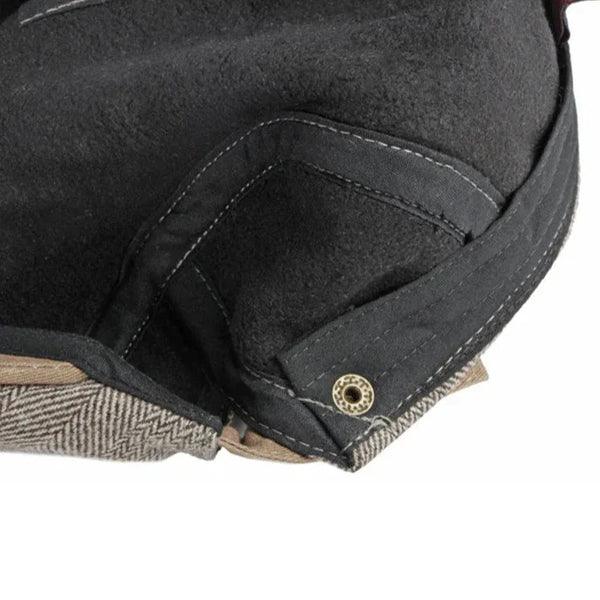 Gionetto | Italian Men’s Adjustable Wool Flat Cap