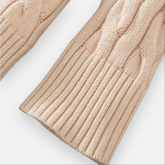 Gionetto | Lorenzo Cable Knit Half Zip Sweater – For timeless warmth and refined elegance