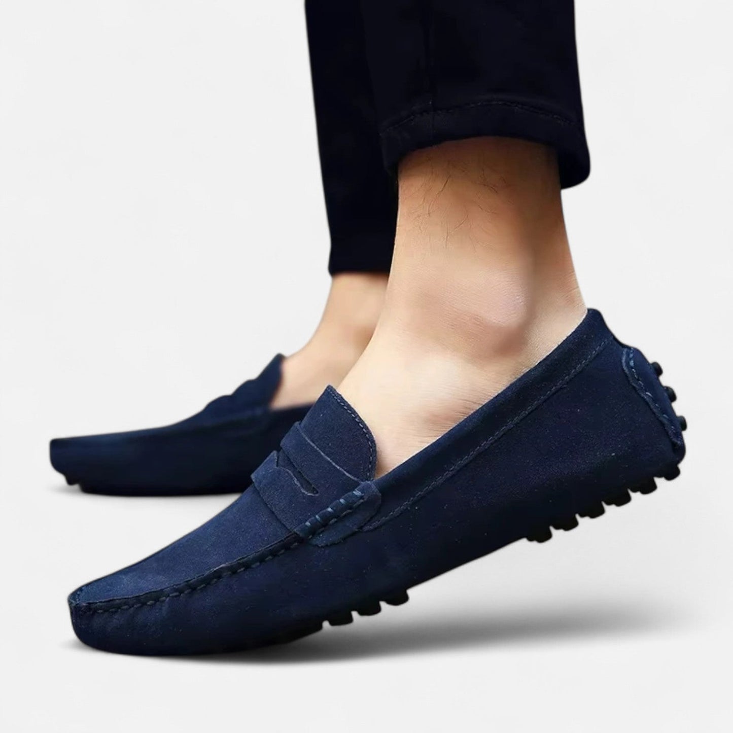 Gionetto | Men’s Leather Loafers – Lightweight Slip‑On Driving & Casual Loafers