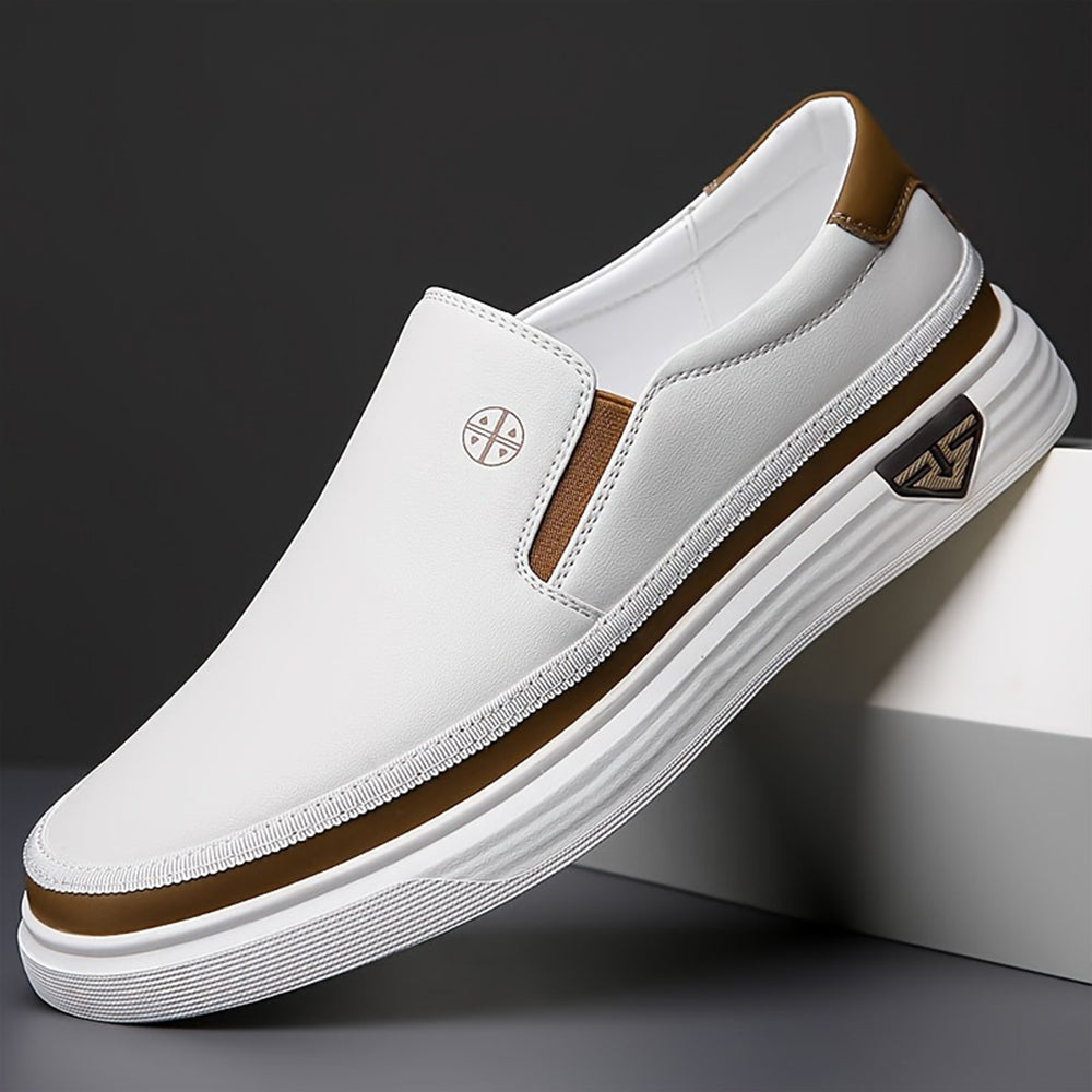 Gionetto | Julian Leather Slip-On Sneakers
