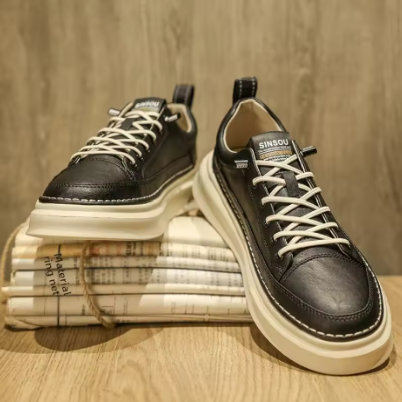 Gionetto | Marco Contrast Stitch Sneakers – For a bold and versatile casual look