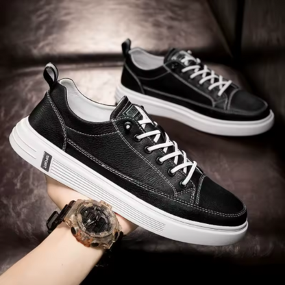 Gionetto | Marco Contrast Stitch Sneakers – For a bold and versatile casual look