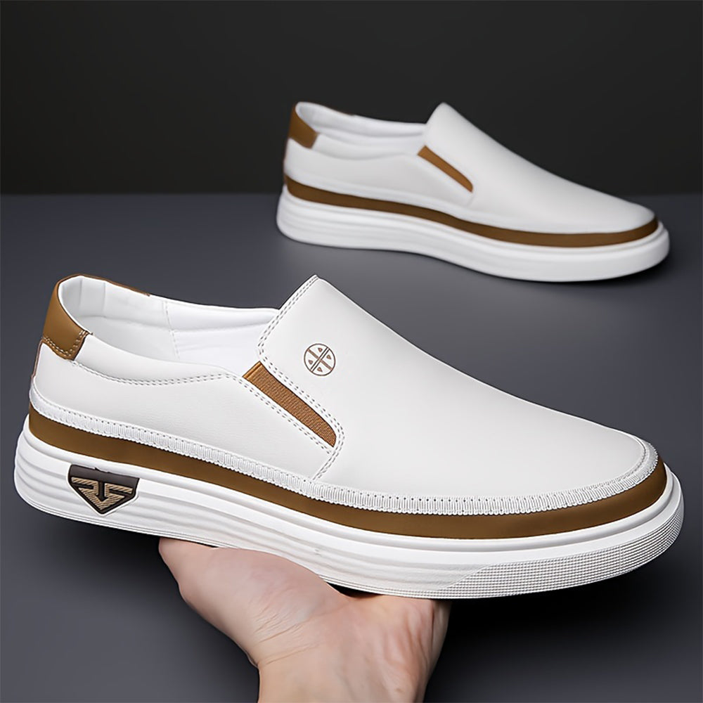 Gionetto | Julian Leather Slip-On Sneakers