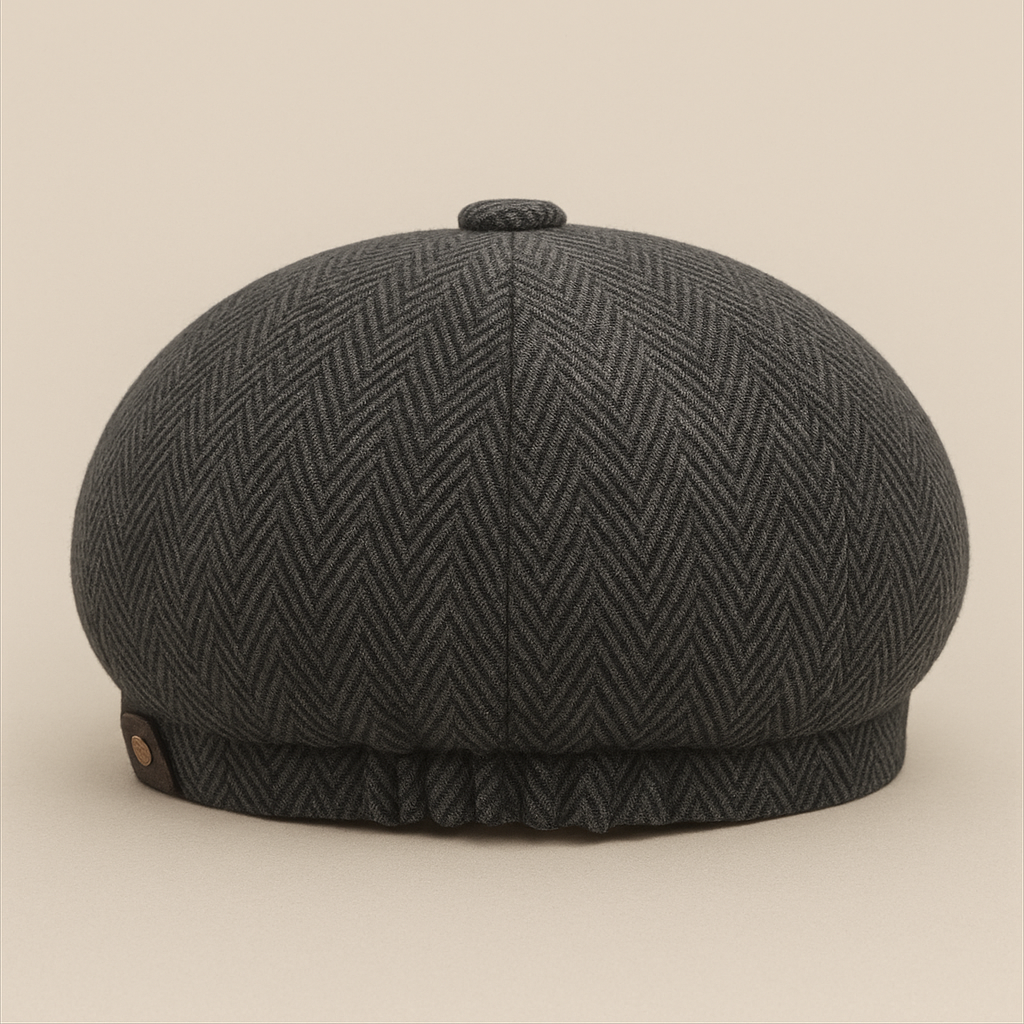 Gionetto | Henry Herringbone Newsboy Cap – For heritage elegance and timeless British style