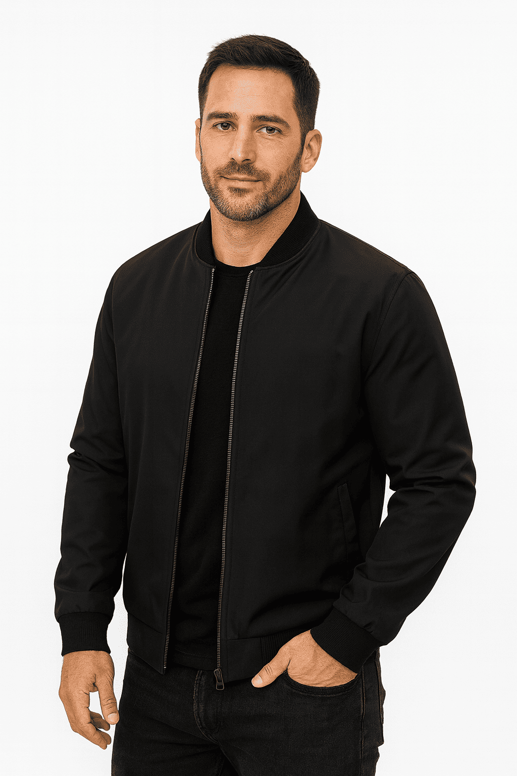 Gionetto | Adrian Minimalist Bomber Jacket – For a sleek and versatile everyday look