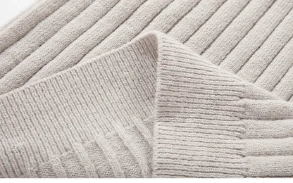 Gionetto | Men’s Half Zip Knitted Sweater - Slim Fit Ribbed Pullover