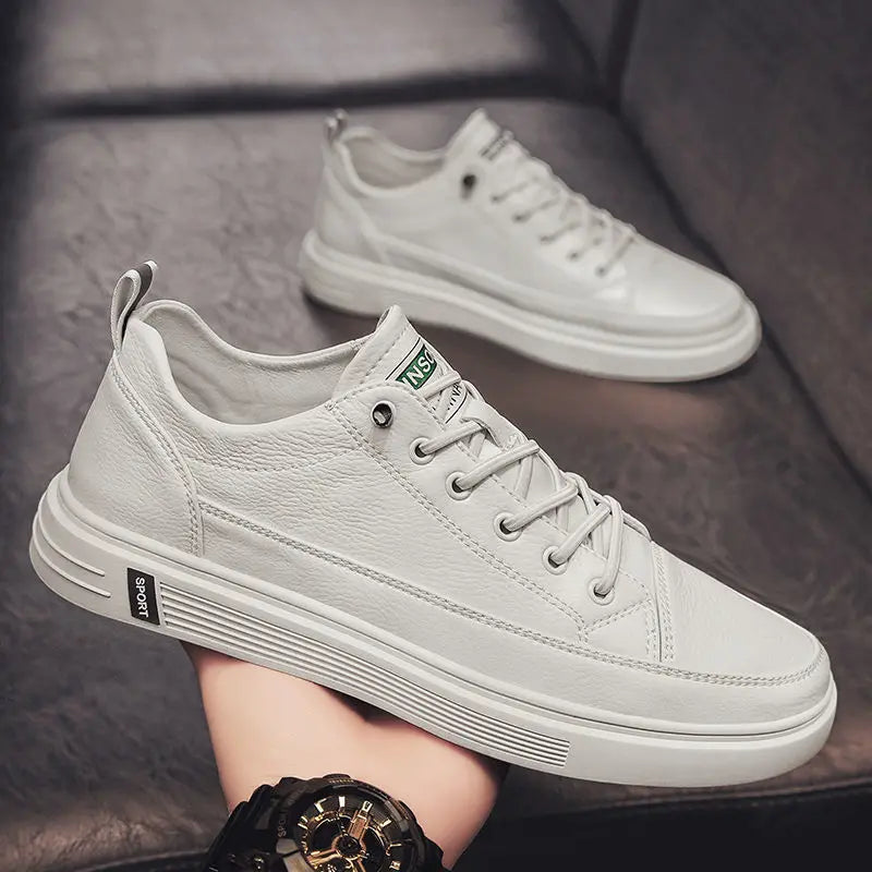 Gionetto | Marco Contrast Stitch Sneakers – For a bold and versatile casual look