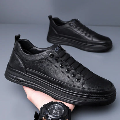 Gionetto | Matteo White Leather Sneakers – For a modern and timeless urban style