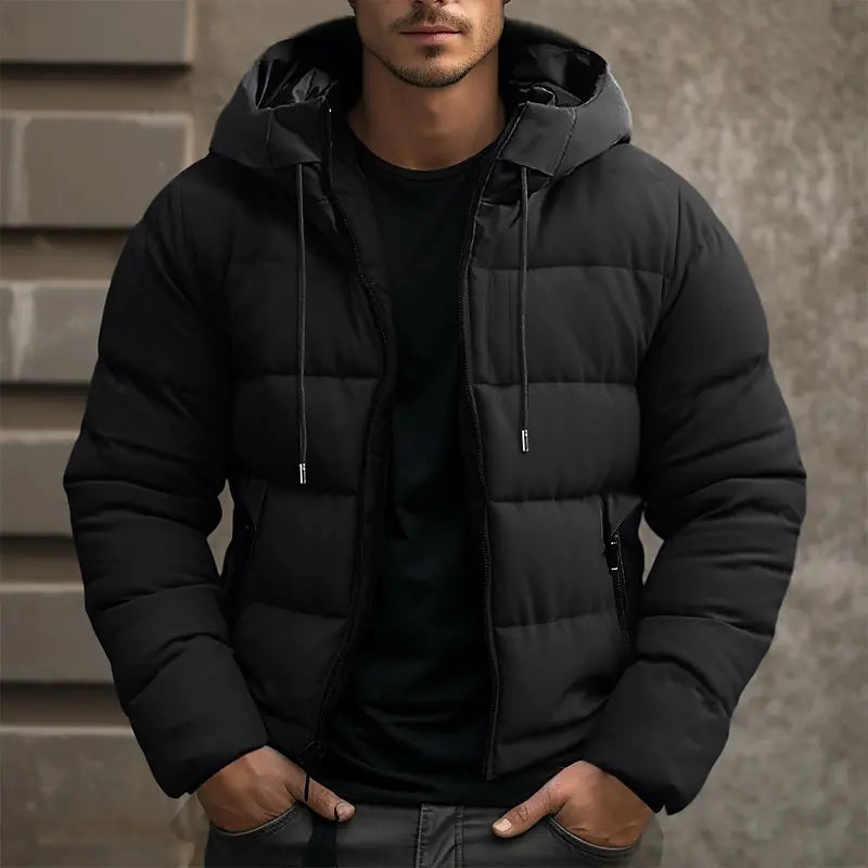 Dante Quilted Puffer Jacket – Modern Warmth in Deep Navy | Gionetto