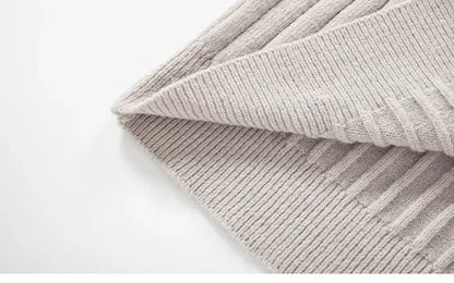 Gionetto | Men’s Half Zip Knitted Sweater - Slim Fit Ribbed Pullover