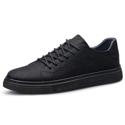 Gionetto | Enzo Black Leather Sneakers – For a sleek and timeless urban look