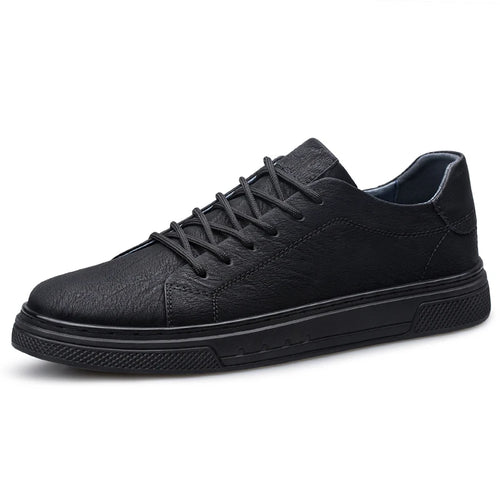 Gionetto | Enzo Black Leather Sneakers – For a sleek and timeless urban look