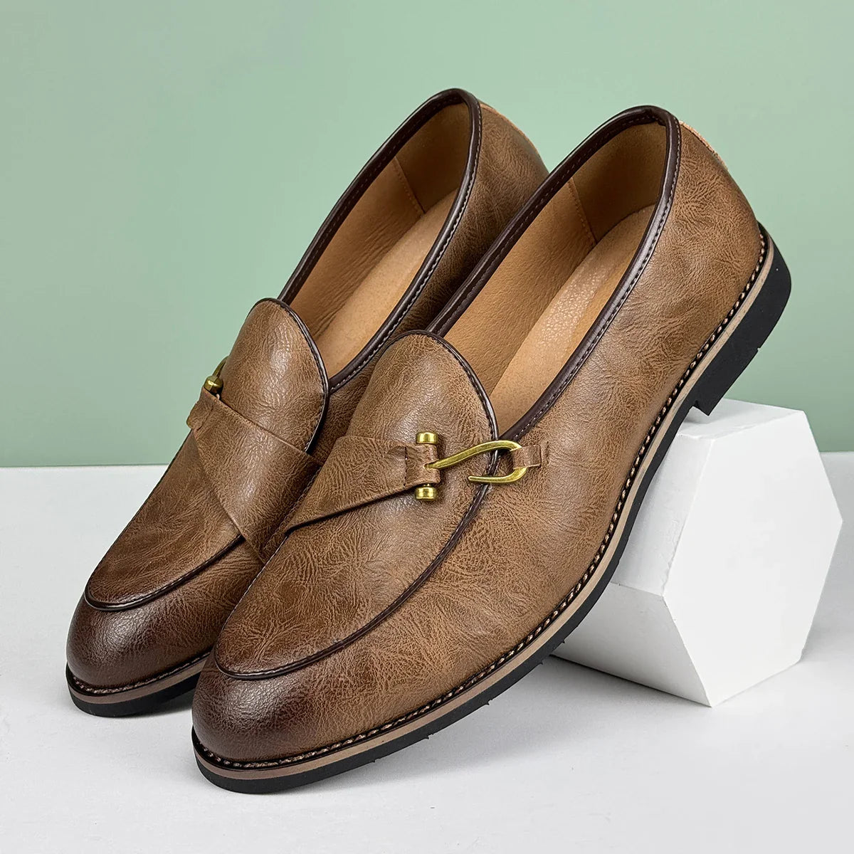 Gionetto | Leonardo Leather Loafers – For refined elegance and timeless sophistication