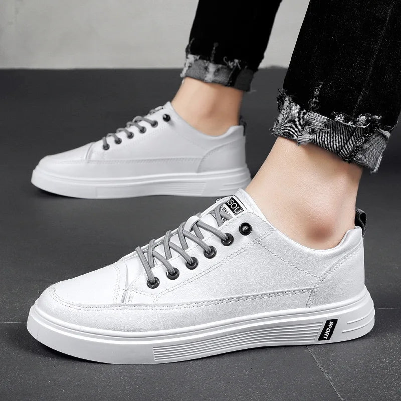Gionetto | Marco Contrast Stitch Sneakers – For a bold and versatile casual look