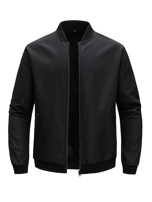 Gionetto | Men’s Bomber Jacket - Minimalist Casual Lightweight Style