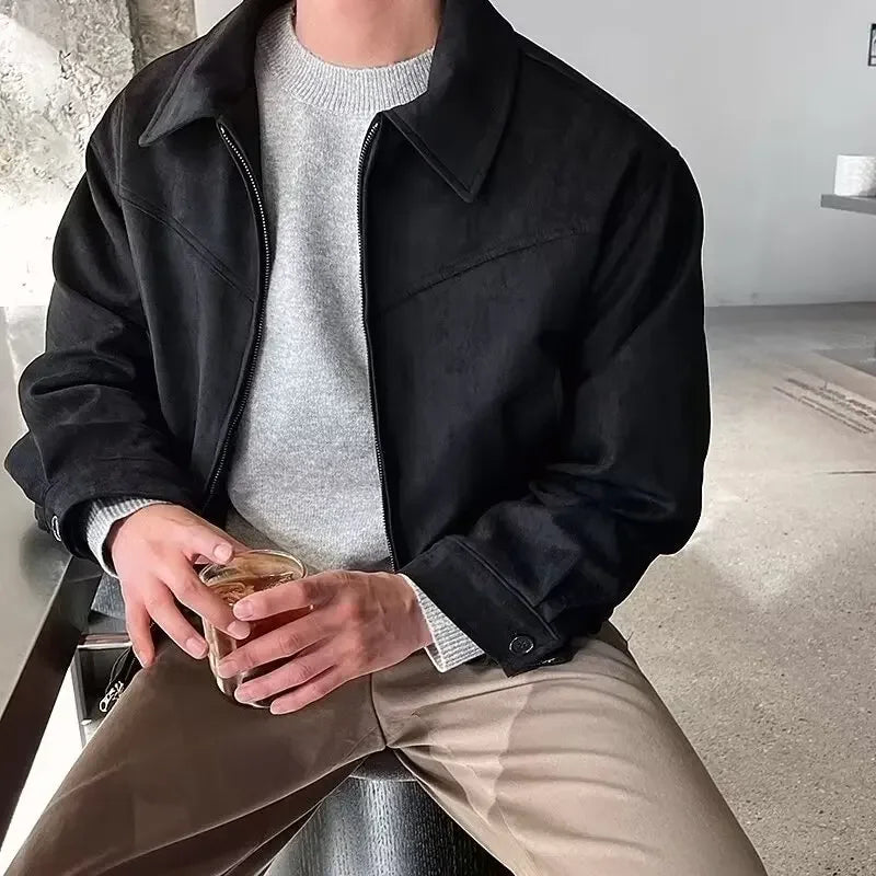 Gionetto | Dante Suede Bomber Jacket – For timeless elegance and modern sophistication