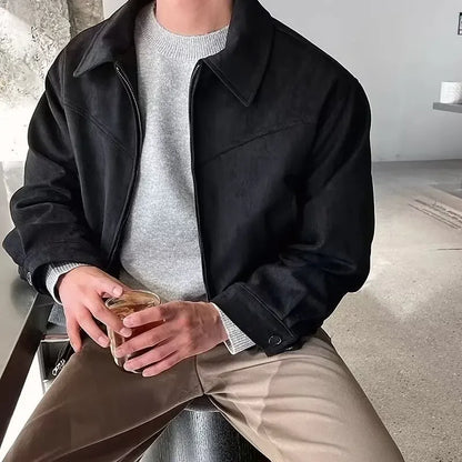 Gionetto | Dante Suede Bomber Jacket – For timeless elegance and modern sophistication
