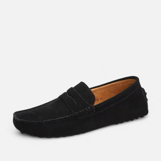 Gionetto | Men’s Leather Loafers – Lightweight Slip‑On Driving & Casual Loafers