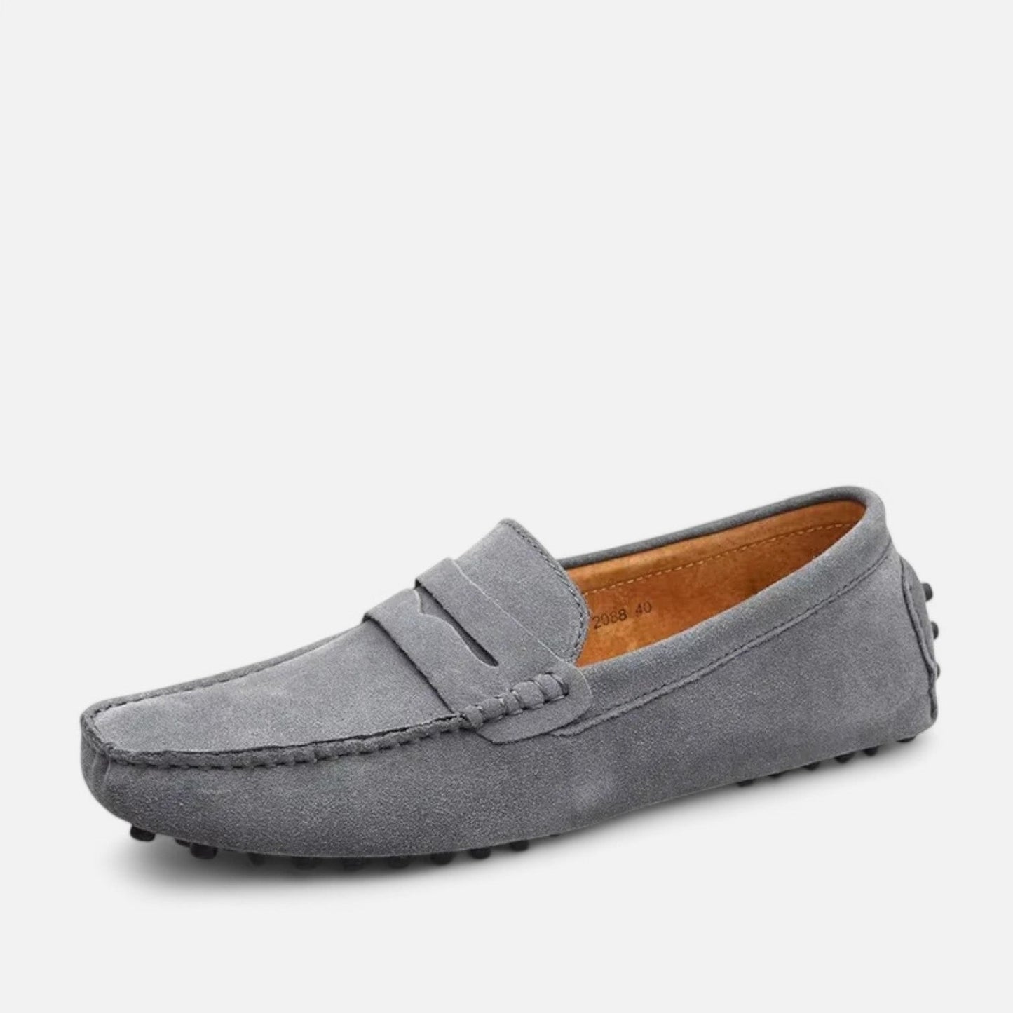 Gionetto | Men’s Leather Loafers – Lightweight Slip‑On Driving & Casual Loafers