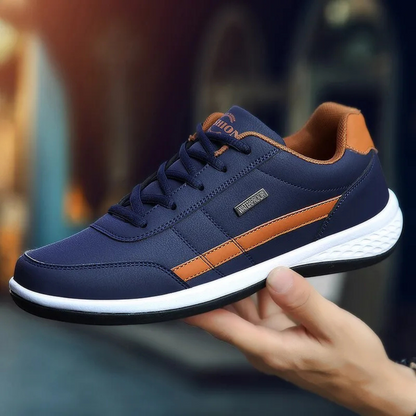 Gionetto | Men’s Orthopedic Leather Sneakers – For comfort and style in everyday wear