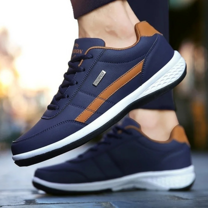 Gionetto | Men’s Orthopedic Leather Sneakers – For comfort and style in everyday wear