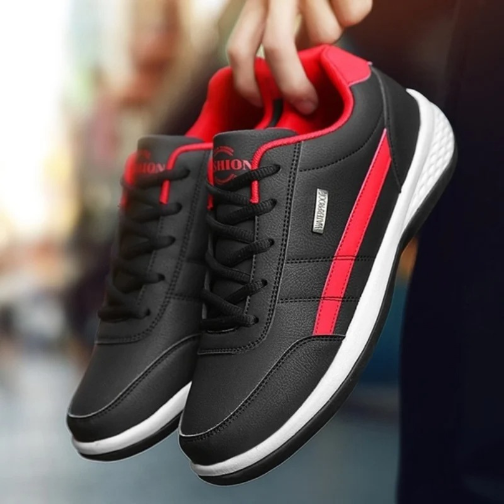 Gionetto | Men’s Orthopedic Leather Sneakers – For comfort and style in everyday wear