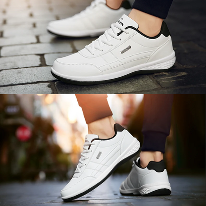 Gionetto | Men’s Orthopedic Leather Sneakers – For comfort and style in everyday wear