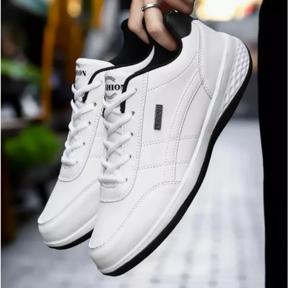Gionetto | Men’s Orthopedic Leather Sneakers – For comfort and style in everyday wear