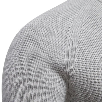 Gionetto | Stefano Ribbed Half Zip Sweater – For modern elegance and timeless warmth